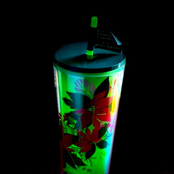 NWT‼️Starbucks🎄Holiday 2021 Color Changing Poinsettia Tumbler - Picture 3 of 11